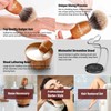Anbbas Shaving Set, Pure Badger Hair Shaving Brush Wood Handle