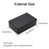LeMotech 5 Pieces Plastic Project Boxes Junction Case for Electronic