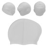 Swim Bathing Cap Silicone Waterproof Swimming Head Cover Professional with