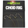 KORDA CHOD RIGS SHORT BARBED SIZE 4 - KCR016 by Fishing Republic