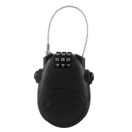 Leadigol Combination Lock,3 Digit Code Combination Password Lock,Password Padlock Cartoon Cow Bag Travel Accessories Anti-Theft Security Safety Carriage Motorcycle Helmet Lock