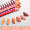 Mr. Pen- Pencil Top Erasers, 120 Pack, 6 Different Sunset