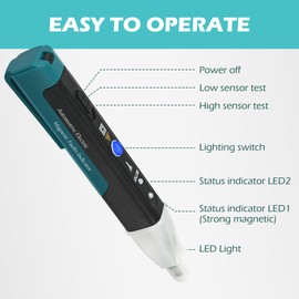 Ignition Coil Tester, Auto Spark Plug Tester, Car Spark Tester for Solenoid Valve Engine Analyzer Relay Tester Tool, Automotive Electrical Parts Fault Detector, MST-101