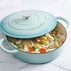 Crock Pot Artisan Enameled Cast Iron Braiser W/Lid, 5-Quart, Aqua
