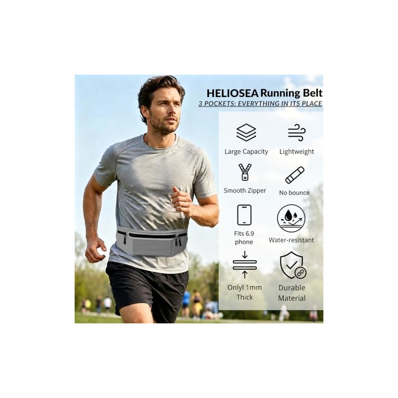 Cinturón de correr para hombres y mujeres, cinturón de correr