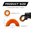 Wevdn D Ring Shackle Isolators Washers Kit, Rubber Shackle Isolators