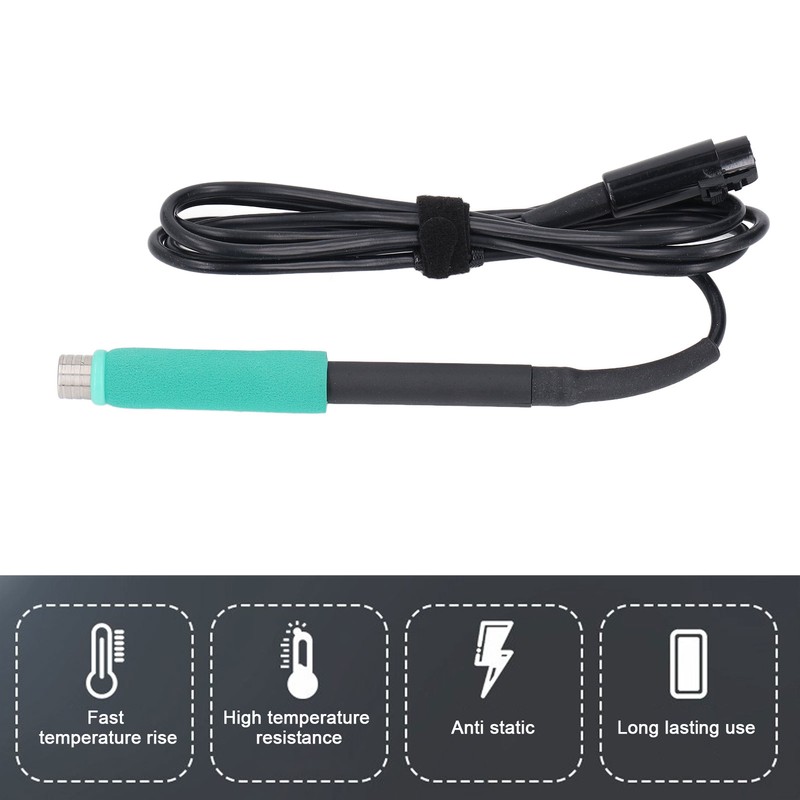Soldering Handle 6 Pin Interface Ergonomic Soft Heat Resistant Soldering