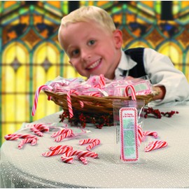 The Meaning of the Candy Cane Religious Candy - 40 Per Pack - Each Candy Individually Wrapped with Message.