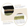 jojofuny 24Pcs Multi Function Embroidery Thread Black White Sewing Supplies