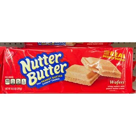 Nabisco Nutter Butter Peanut Butter Wafers Cookies 10.5 oz