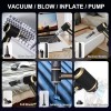 Bebuy 4 in1 Handheld Car Vacuum 23000Pa Cordless with 2