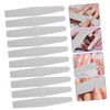 Baluue 10Pcs Washable Sturdy Diamond Nail Files Professional Nail Art