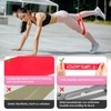COFOF Fitness Bands Set of 5 100% Latex, Resistance Bands