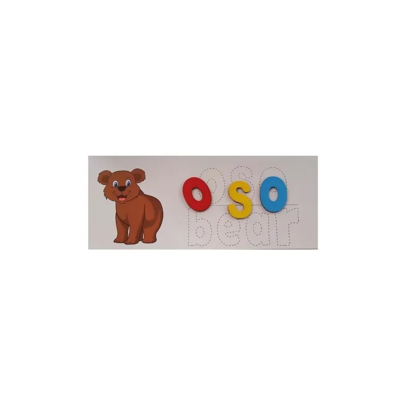 Juego Didacticos De Palabras Montessori Juego De Ortografía