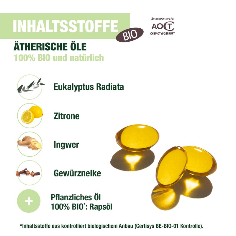 Pranarôm - Aromaforce - Schutz Schild Kapseln mit Ingwer und