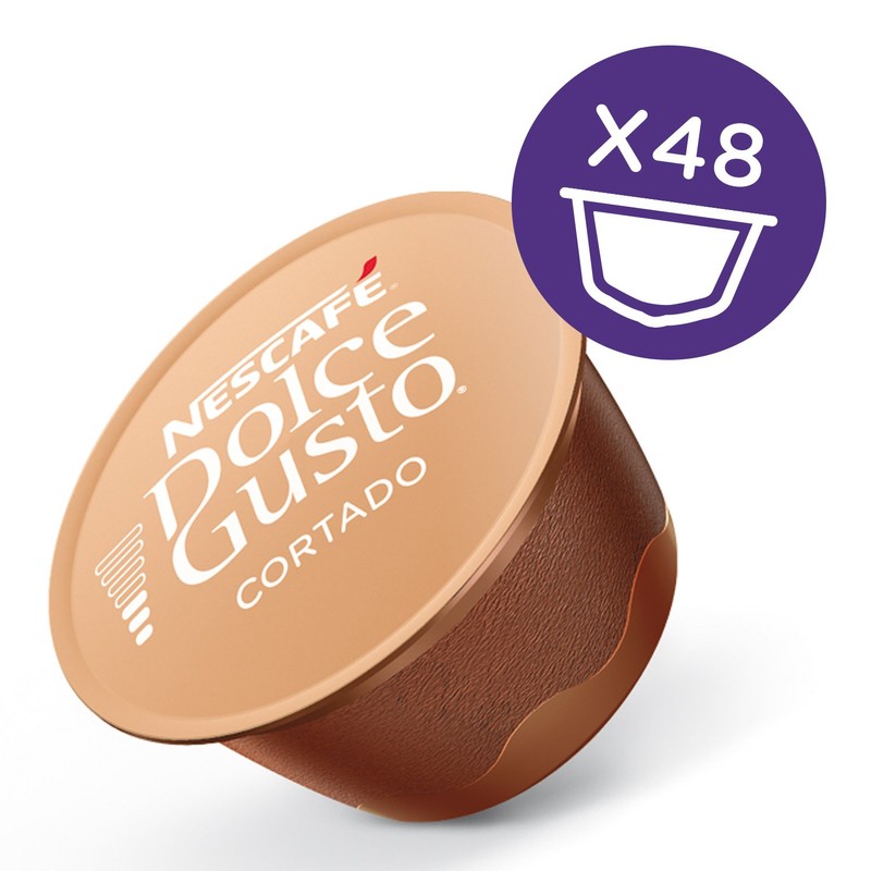NESCAFÉ Dolce Gusto Espresso Macchiato Coffee Pods, 16 Capsules