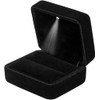 JIMCOM Ring Box With Light,Ring Boxes For Engagement&Wedding& Jewellery,Earring Box&Ring