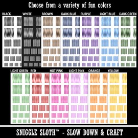 Scandinavian Leaf Stems Temporary Tattoo Water Resistant Fake Body Art Set Collection - Light Blue (One Sheet)