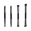 Travel Makeup Brush Set with Case | 4X Double Ended