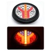 ZENWORYS 2Pcs 12V 24V LED Round Car Rear Tail Light