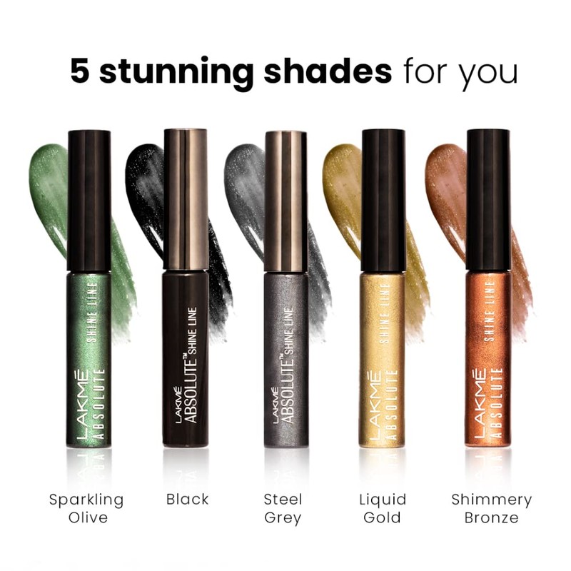 Lakme Absolute Shine Liner, Black, 4.5ml by Lakme