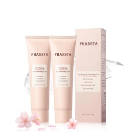 SINYI Gel exfoliante purificante 2PCSExfoliante CorporalExfoliante Facial PurificanteLimpiador facial exfoliante para todo tipo de piel para eliminar 