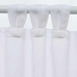 NSXIN Net Curtain, Voile Bistro Curtain with Loops, Transparent Curtain, Modern Window Curtain, Gauze Scarves, Window Scarf for Kitchen, Living Room, Country House (H x W 60 x 90 cm, Pure White)