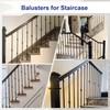 Sidasu 10 Pack Iron Balusters Hollow Double Knuckle Stair Spindles