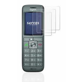 Savvies Screen Protectors for Gigaset CL660HX Ultra Transparent Pack of 6