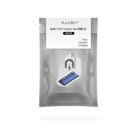 Magnet 6 Pack USB C to USB 2.0 Adapter, OTG USB-C to USB-A Adapter Compatible with USB C Smartphones and Devices (White)