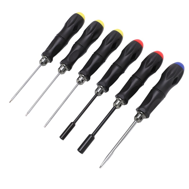 6 Pieces RC Repair Tool Set High Hardness Steel RC