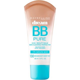 Maybelline Dream Pure BB Cream, Medium/Deep, 1 fl. oz. (Packaging May Vary)
