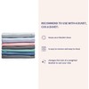YnM Exclusive Weighted Blanket, Cooling Bamboo & Cozy Velvet Dual-Sided,