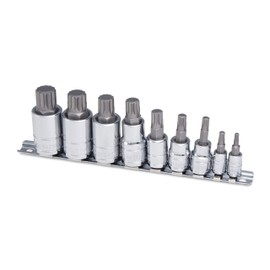 Titan 16144 Triple Square Socket Set - 9 Piece