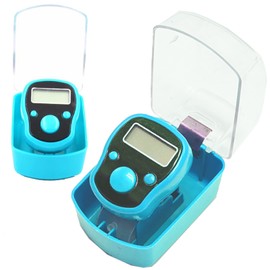 Blue Knit Counter Knitting Crochet Stitch Marker Row Counter,Finger Digital Counter,Stitch counters for Crocheting,Finger Counter