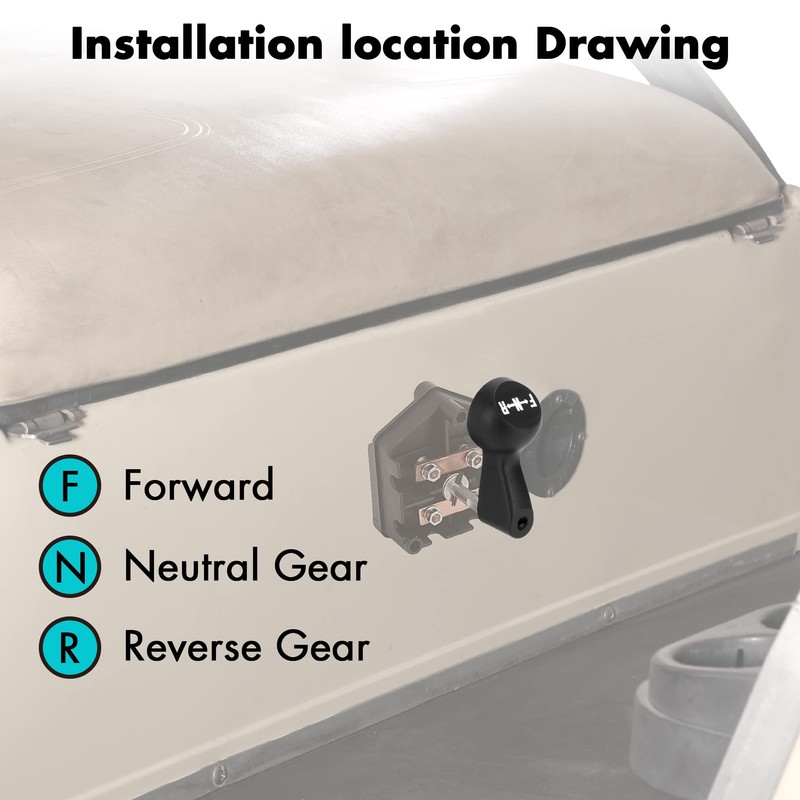 10L0L Golf Cart Forward and Reverse Switch with Handle Fits