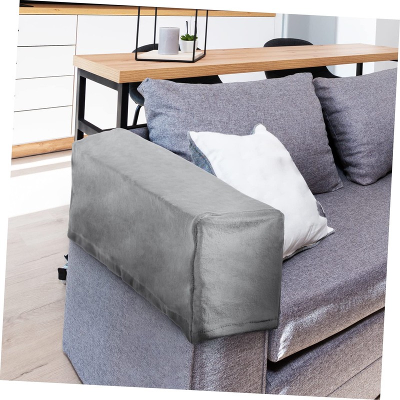 STOBAZA Leather Fabric Sofa Arm Covers Elastic Couch Armrest Protectors