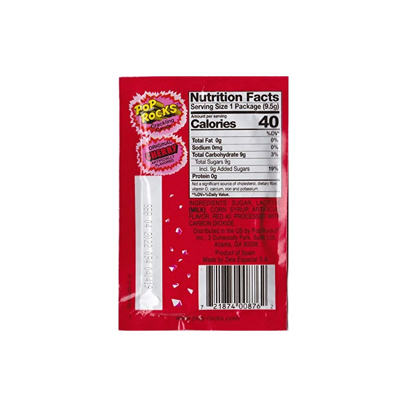 Pop Rocks Original Cherry (Pack of 6)