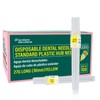 LA MIERE 100P Disposable Premium Dental Plastic Hub Needles in