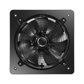MUSESPANI 16'' Industrial Ventilation Fan, 750W Utility Blower Fan 2800 Rpm, 7 Blades Shutter Exhaust Fan Wall Mounted, Ventilator Extractor for Basements, Warehouses, Kitchens, Bathroom (16''-750w)