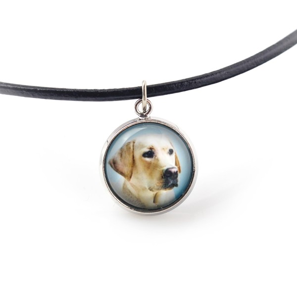 Art-Dog Art dog collar with dog photo, handmade collar with