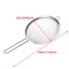 25CM Stainless Steel Strainer Fine Mesh Strainer Kitchen Sieve Fine