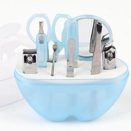 9P Nail Clipper Hygiene Set 9-piece Portable Set Toenail Clipper Toenail Trimming Nail Trimming Hygiene Products Beauty Tools Hygiene Management Nail Care 2ea