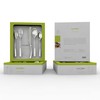 Knork N6PMMF0 260 Curve Collection Flatware Set (20 Piece), Matte