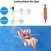 2 Pack Pool Inflatables Water Hammock for Adults, 4-in-1 Inflatable