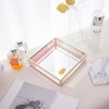 Moosy Life AB66 Aurora Borealis 装飾ミラートレイ 香水フレグランスジュエリー用 7x7x1.5インチ