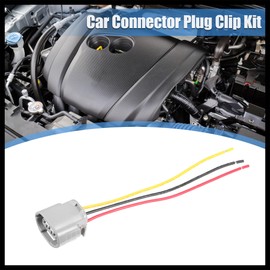 Hihaha 3 Pin No.9098011349 Alternator Regulator Connector Adapter Plug Clip Replacement for Toyota-