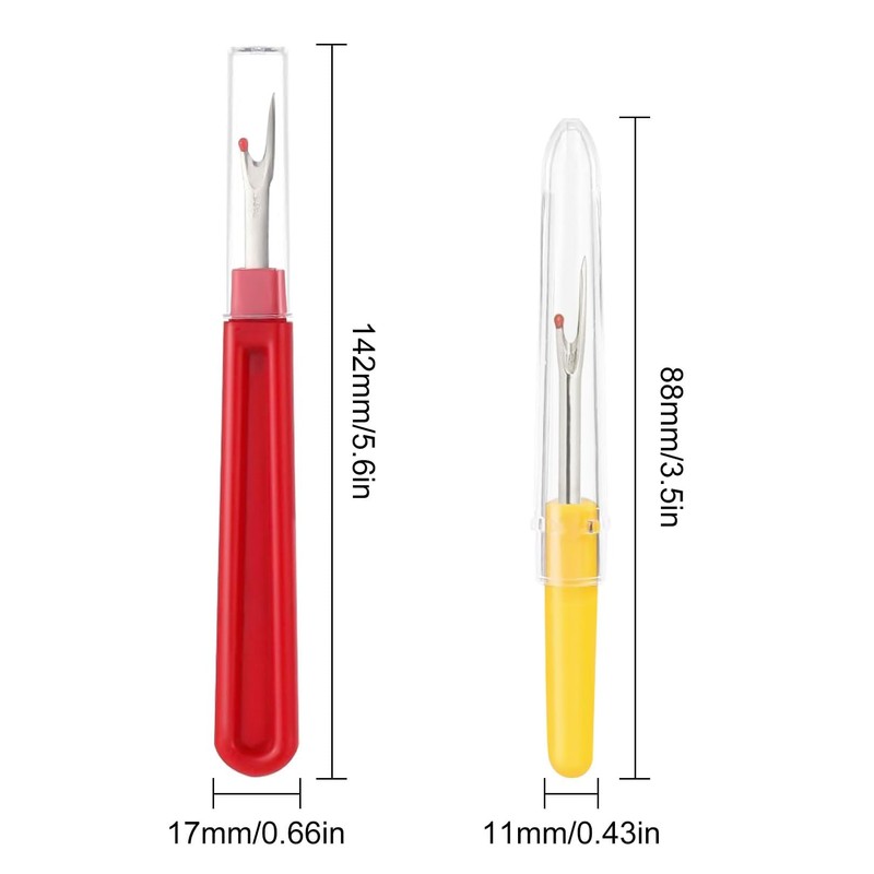 2 Piece Stitch Removal Tool, Portable Effortless Quick Stitch Removal