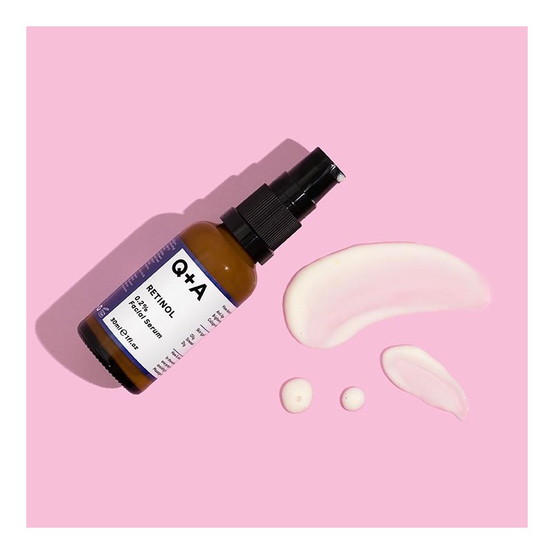 Q+A Retinol 0.2% Facial Serum 30ml