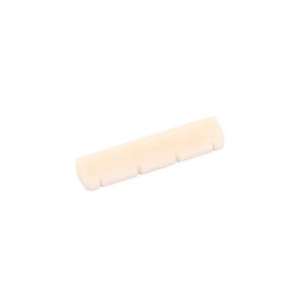 Alnicov Portable Beige Buffalo Bone Nut for 4 String Ukulele Electric Guitar White Guitar Parts Accessories